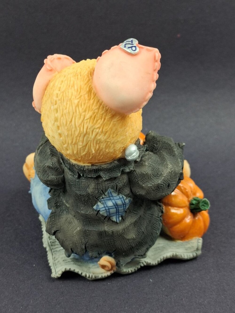 Enesco 1995 & 1998 TLP Figurines Halloween "Frankenswine" & Mummy Pig Set - Picture 4 of 15